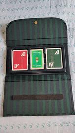 Set carte da gioco Alitalia Dal Negro sigillate