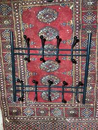 Appendiabiti da parete in metallo