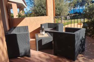 Villetta Porto Corallo vista mare