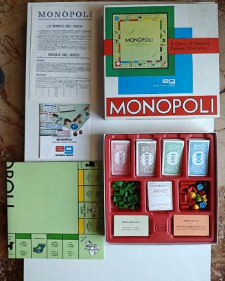 MONOPOLI (Anni ‘80) - Scatola Quadrata. - Completo