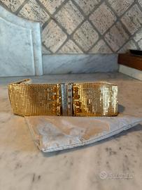Cintura Pinko Strass - Y2K Gold - Con Sacchetto