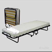 Brandina letto pieghevole singolo con ruote