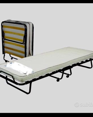 Brandina letto pieghevole singolo con ruote