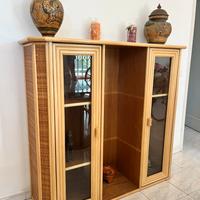 Credenza in bambu/vimini per soggiorno o cucina