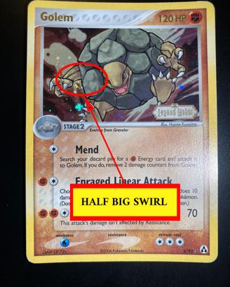 Golem Stamped + Swirl (LM 6/92) EX Legend Maker EN
