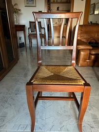Sedie in legno noce