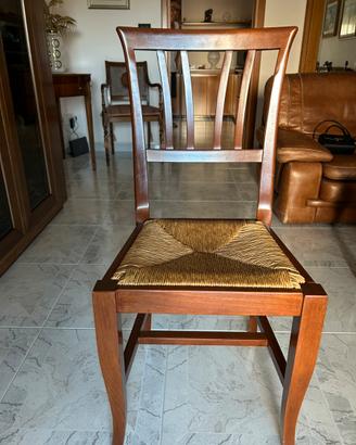 Sedie in legno noce