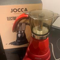 Caffettiera moka electrica rossa