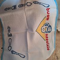 bambino tovagietta decorato decupage buon appetito