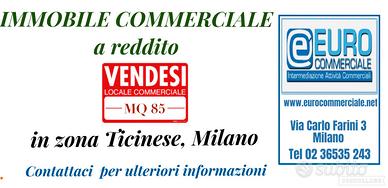 565/24 MURA di Ristorante, mq 85 in zona Ticinese