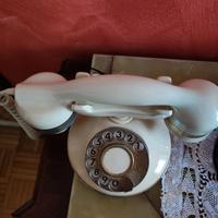 telefon SIP Telcer a ruota placcato oro 18 K vint.