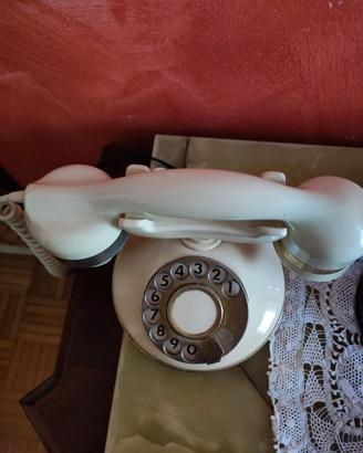 telefon SIP Telcer a ruota placcato oro 18 K vint.