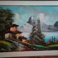 Dipinto su tela paesaggio