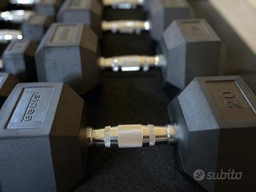 set manubri esagonali(dumbbell) Sidea