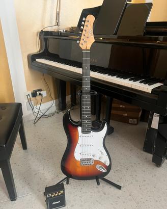 Chitarra elettrica Eko S-300V Vintage Sunburst