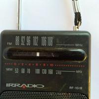 Radio radiolina audio irradio rf 10/b nera