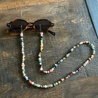 Catenina per occhiali handmade con perline colorat