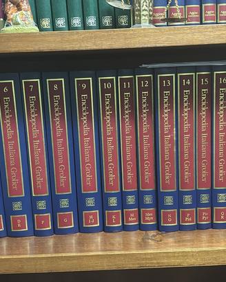 Enciclopedia Italiana Grolier – 35 volumi completi