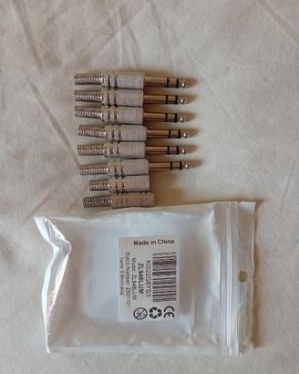 Lotto Connettori Jack 6.35 mm (1/4") Stereo