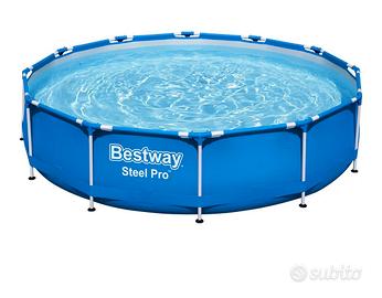 Piscina Bestway Steel Pro + Pompa Skymatic+ access