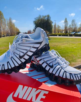 Nike Shox TL "Metallic Silver/Black/White" |