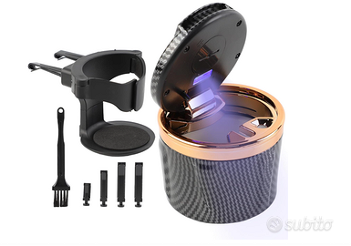 Posacenere per auto antiodore , con supporto da bo