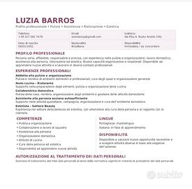 addetta alla pulizia