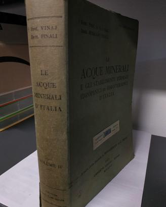 Libri acque minerali d'Italia
