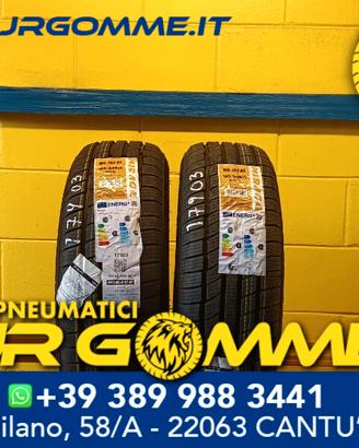 2 Gomme al NUOVO% 185/60/15 MIRAGE 4 Stagioni - Ca
