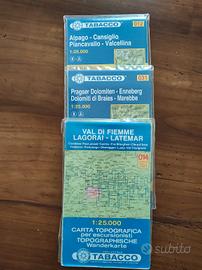 cartine escursionismo tabacco