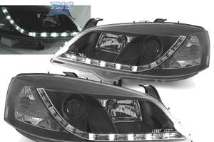 FARI PER OPEL ASTRA G 97-04 LUCE DIURNA NERI