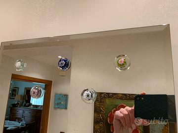 Specchiera Specchio  con murrine. Molata.