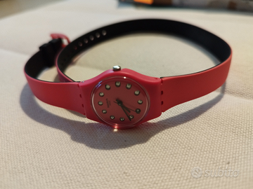 Cinturino Swatch rosa da donna