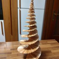 Alberi natale legno fatti a mano