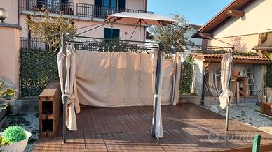 Gazebo da giardino in ferro
