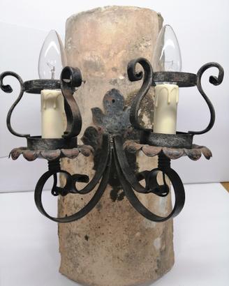 Applique in ferro battuto artigianali vintage