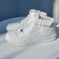 Scarpe GAS Sneakers alte Bianche 41 Cinturino