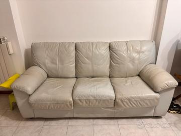 Divano Letto in pelle