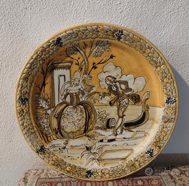Piatto ceramica decorativo Bitossi