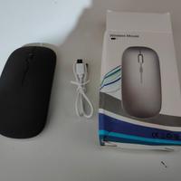 Mouse ricaricabile x computer wireless usb nuovo
