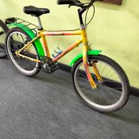 bicicletta da bambino ruote 20 revisionata gialla 