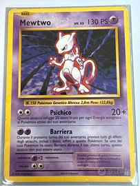 Carta pokemon mewtwo prima edizione 2016
