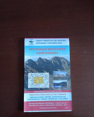 Cartina escursionistica Appennino Modenese 