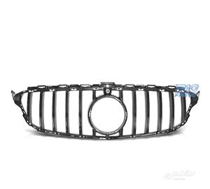 GRIGLIA MERCEDES CLASSE C W205 14-18 LOOK GTR NERO