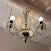 Lampadario cristallo anni 30