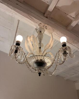Lampadario cristallo anni 30