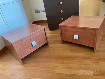 Comodini bassi per tatami
