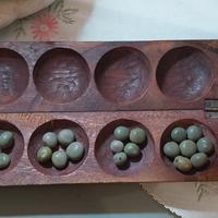 Mancala Mankala Kalaha Gioco africano vintage