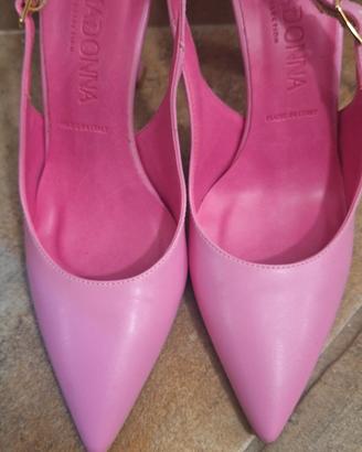 Decolleté aperte dietro, rosa, n.38.