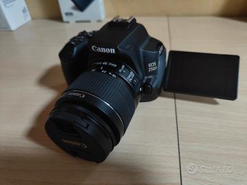 Fotocamera Canon EOS250 + obiettivi